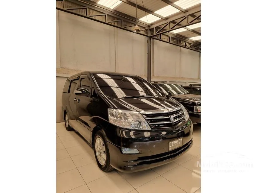 Jual Mobil Toyota Alphard 2007 G 3.0 di Jawa Barat Automatic Van Wagon Hitam Rp 155.000.000