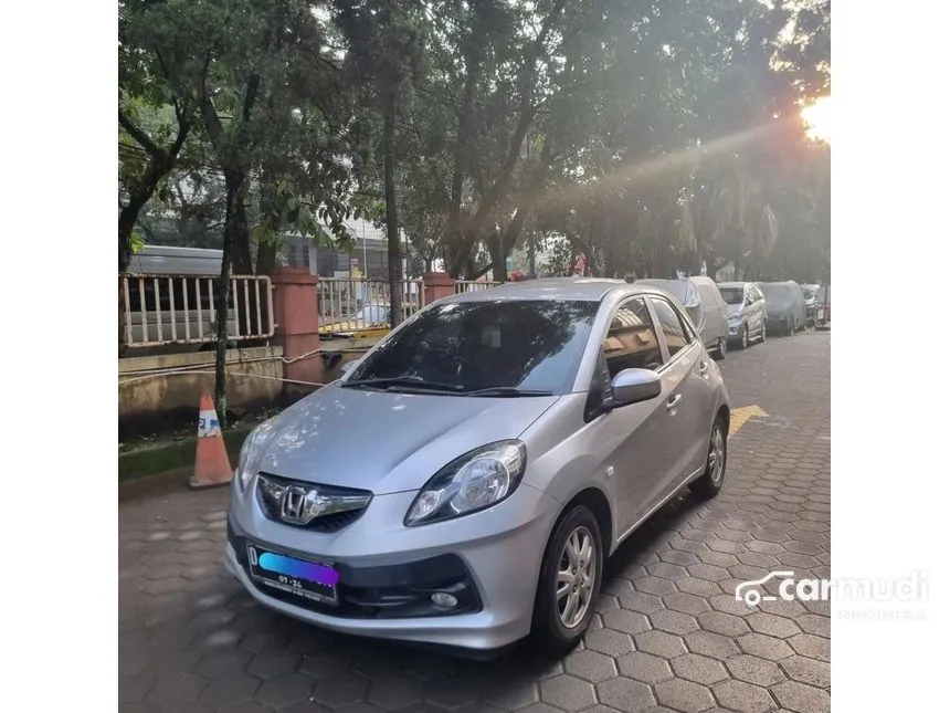 Jual Mobil Honda Brio 2015 Satya E 1.2 di Jawa Barat Manual Hatchback Silver Rp 105.500.000