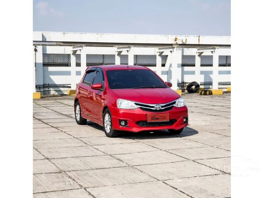 Jual Mobil Toyota Etios Valco 2015 G 1.2 di Banten Manual Hatchback Merah Rp 90.000.000