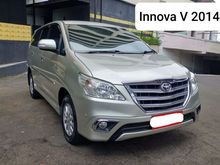 2014 Toyota Kijang Innova 2.0 V MPV matic silver siap pakai