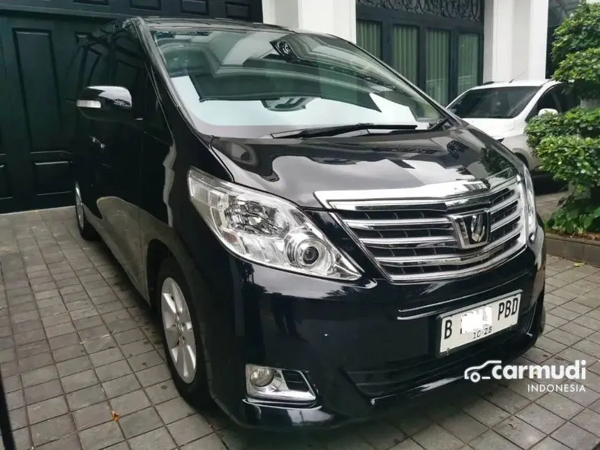 Jual Mobil Toyota Alphard 2013 G 2.4 di DKI Jakarta Automatic MPV Hitam Rp 290.000.000
