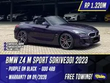 2023 BMW Z4 2.0 sDrive30i M Sport Convertible Thundernight Metallic on Black Ungu Purple sDrive Z Series 4 MSport