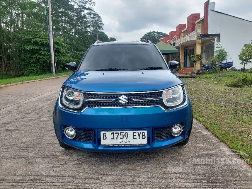 Jual Mobil Suzuki Ignis 2017 GX 1.2 di DKI Jakarta Automatic SUV Biru Rp 112.000.000