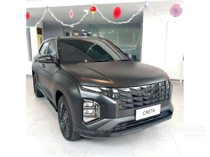 Jual Mobil Hyundai Creta 2024 Alpha 1.5 di Jawa Barat Automatic Wagon Hitam Rp 421.800.000