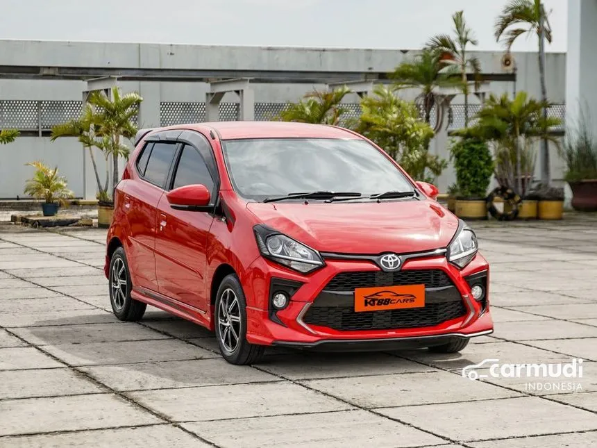 Jual Mobil Toyota Agya 2021 GR Sport 1.2 di DKI Jakarta Automatic Hatchback Merah Rp 130.000.000
