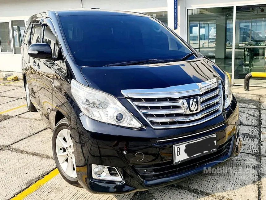 Toyota Alphard 2012 G 2.4 di DKI Jakarta Automatic MPV Hitam