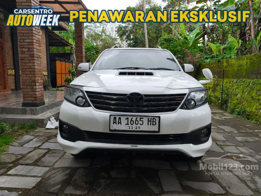 Jual Mobil Toyota Fortuner 2013 G TRD 2.5 di Jawa Tengah Automatic SUV Putih Rp 259.000.000