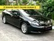 Jual Mobil Honda Civic 2012 1.8 di DKI Jakarta Automatic Sedan Hitam Rp 140.000.000