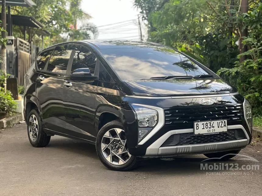 Jual Mobil Hyundai Stargazer 2023 Prime 1.5 di DKI Jakarta Automatic MPV Hitam Rp 223.000.000