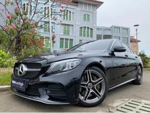 2019 Mercedes-Benz C300 2.0 AMG Sedan Nik2019 Black On Black Km20rb Panoramic Sunroof PBD HUD ISP3Thn-2022 #AUTOHIGH #BEST DEAL