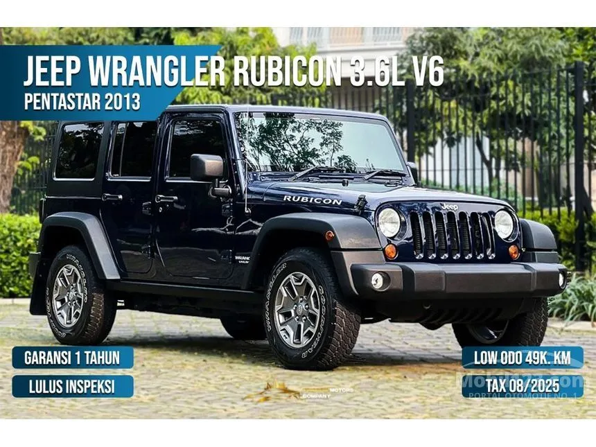 Jual Mobil Jeep Wrangler 2013 Rubicon Unlimited 4 Door 3.6 di Banten Automatic SUV Hitam Rp 900.000.000