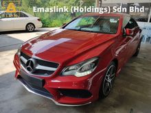 2014 Mercedes-Benz E200 2.0 AMG Sport Package Pressure Adjustable Seats Unregistered