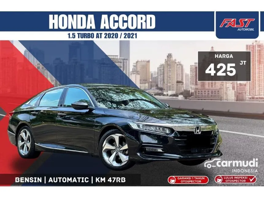 Jual Mobil Honda Accord 2020 1.5 di DKI Jakarta Automatic Sedan Hitam Rp 425.000.000