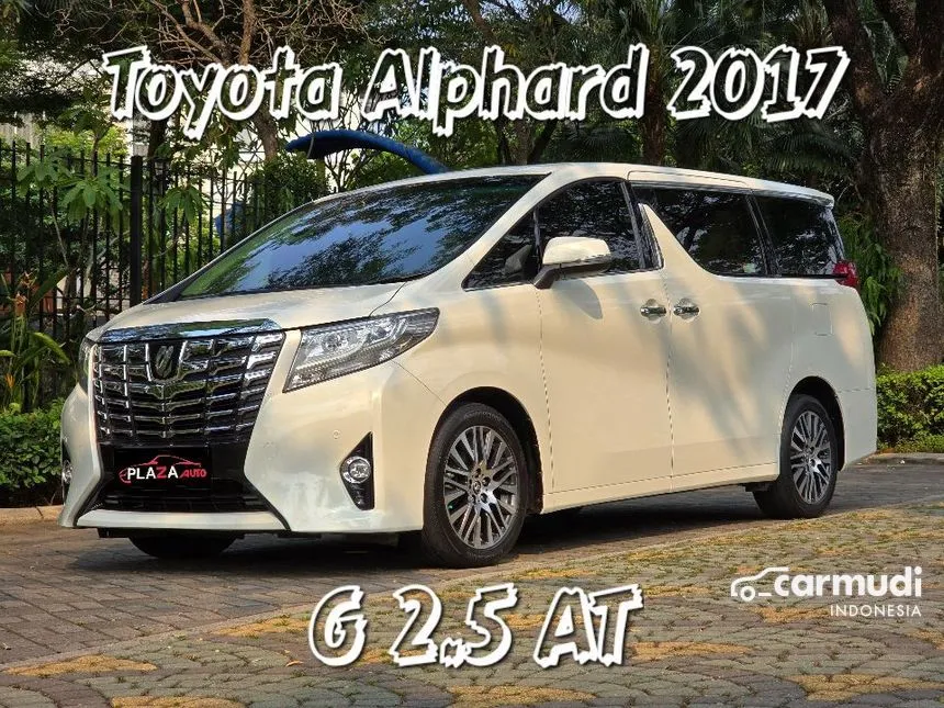 Jual Mobil Toyota Alphard 2017 G 2.5 di DKI Jakarta Automatic MPV Putih Rp 660.000.000