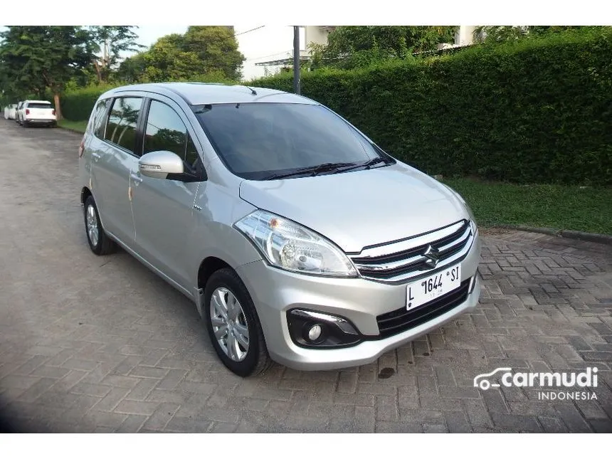 Jual Mobil Suzuki Ertiga 2017 GX 1.4 di Jawa Timur Manual MPV Silver Rp 150.000.000