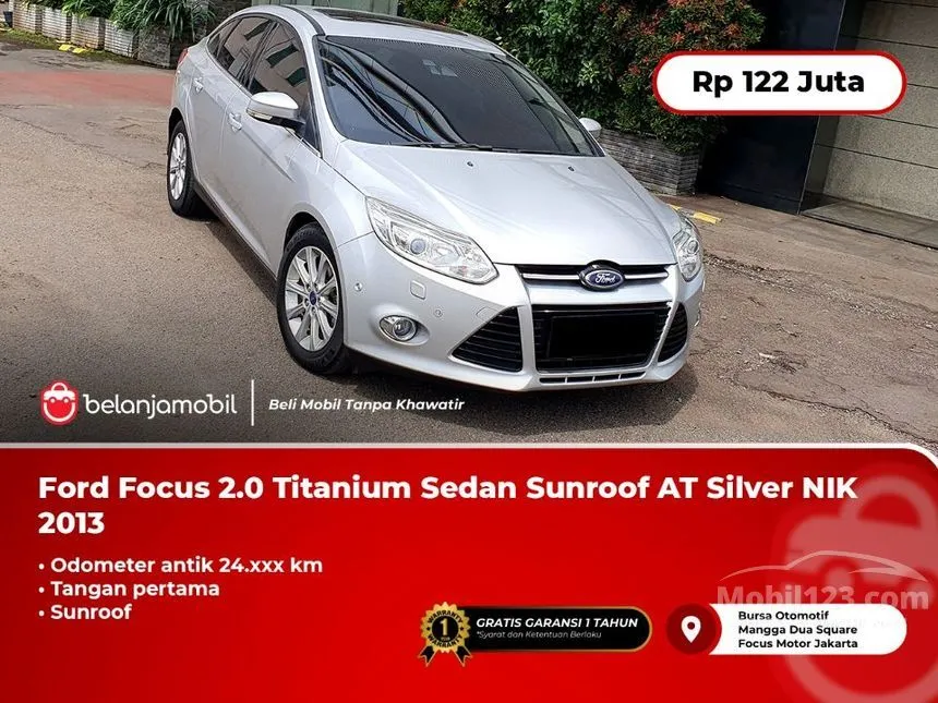 Jual Mobil Ford Focus 2013 Titanium 2.0 di Jawa Barat Automatic Sedan Silver Rp 122.000.000
