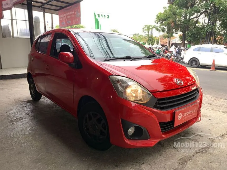 Jual Mobil Daihatsu Ayla 2017 M 1.0 di Jawa Barat Manual Hatchback Merah Rp 73.000.000