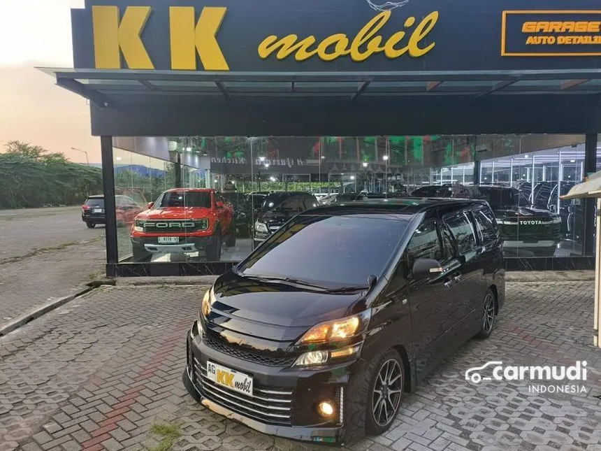 Jual Mobil Toyota Vellfire 2013 Z GS 2.4 di Jawa Timur Automatic MPV Hitam Rp 368.000.000