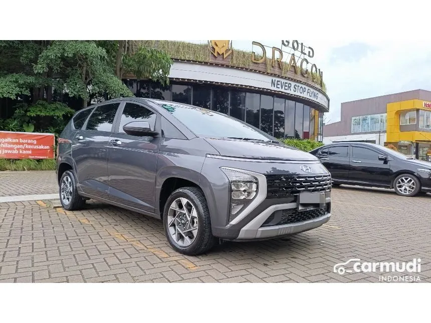 Jual Mobil Hyundai Stargazer 2023 Prime 1.5 di DKI Jakarta Automatic MPV Abu