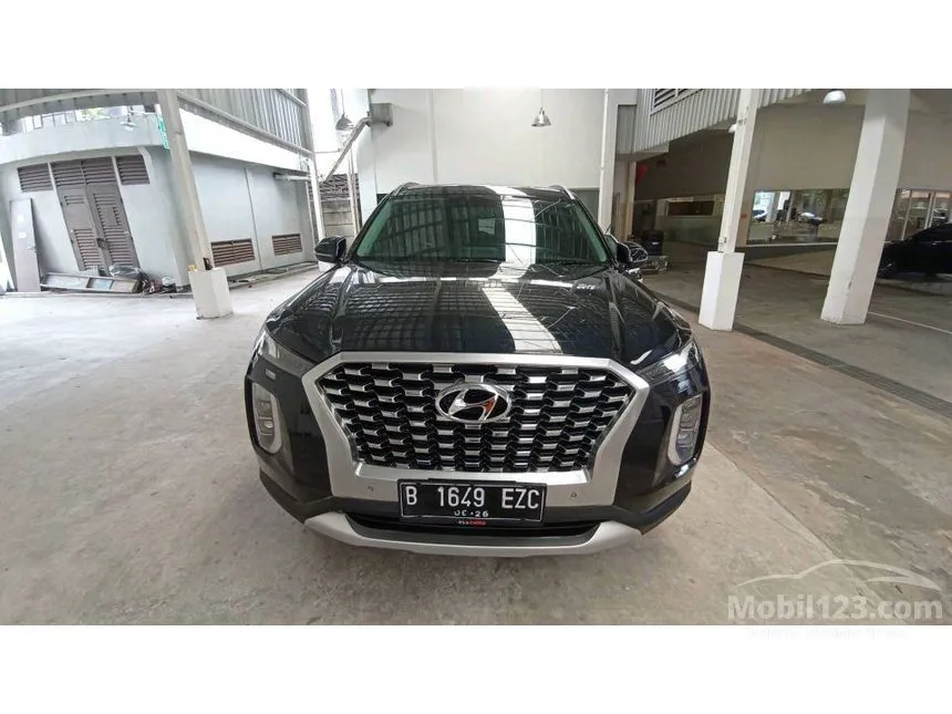 Jual Mobil Hyundai Palisade 2021 Signature AWD 2.2 di DKI Jakarta Automatic SUV Biru Rp 617.000.000