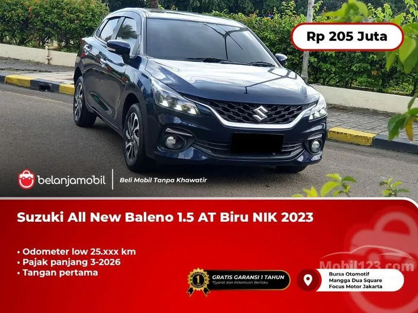 Jual Mobil Suzuki Baleno 2023 1.5 di DKI Jakarta Automatic Hatchback Biru Rp 205.000.000