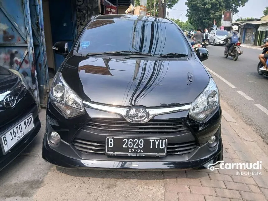 Jual Mobil Toyota Agya 2019 TRD 1.2 di Banten Automatic Hatchback Hitam Rp 125.900.000
