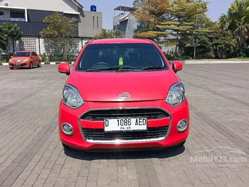 Jual Mobil Daihatsu Ayla 2016 X 1.0 di Jawa Barat Manual Hatchback Merah Rp 79.000.000