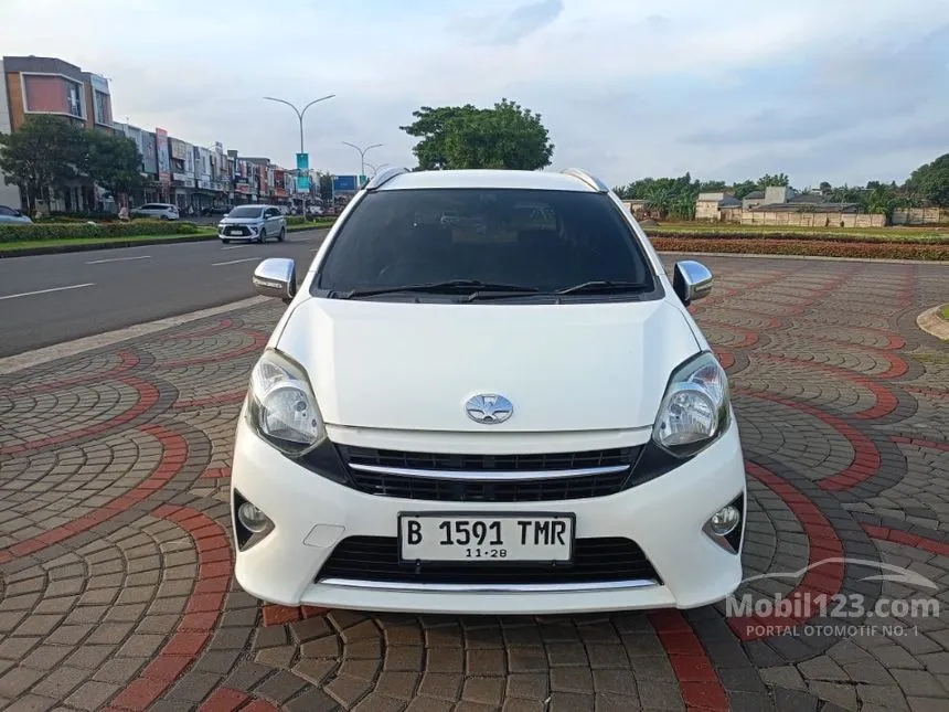 Jual Mobil Toyota Agya 2014 G 1.0 di DKI Jakarta Automatic Hatchback Putih Rp 95.000.999