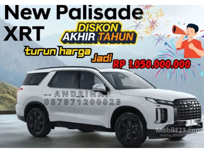 Jual Mobil Hyundai Palisade 2024 XRT 2.2 di Banten Automatic Wagon Silver Rp 1.050.000.000