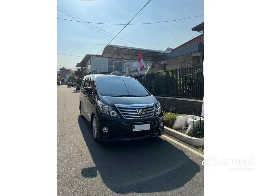 Jual Mobil Toyota Alphard 2014 SC 2.4 di Jawa Timur Automatic MPV Hitam Rp 435.000.000