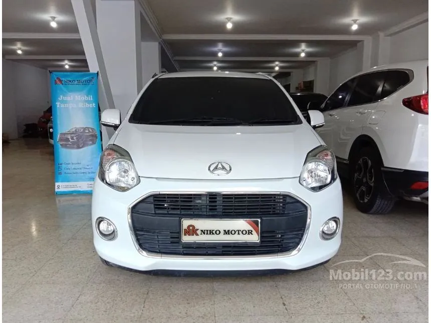 Jual Mobil Daihatsu Ayla 2013 X 1.0 di Jawa Barat Automatic Hatchback Putih Rp 85.000.000