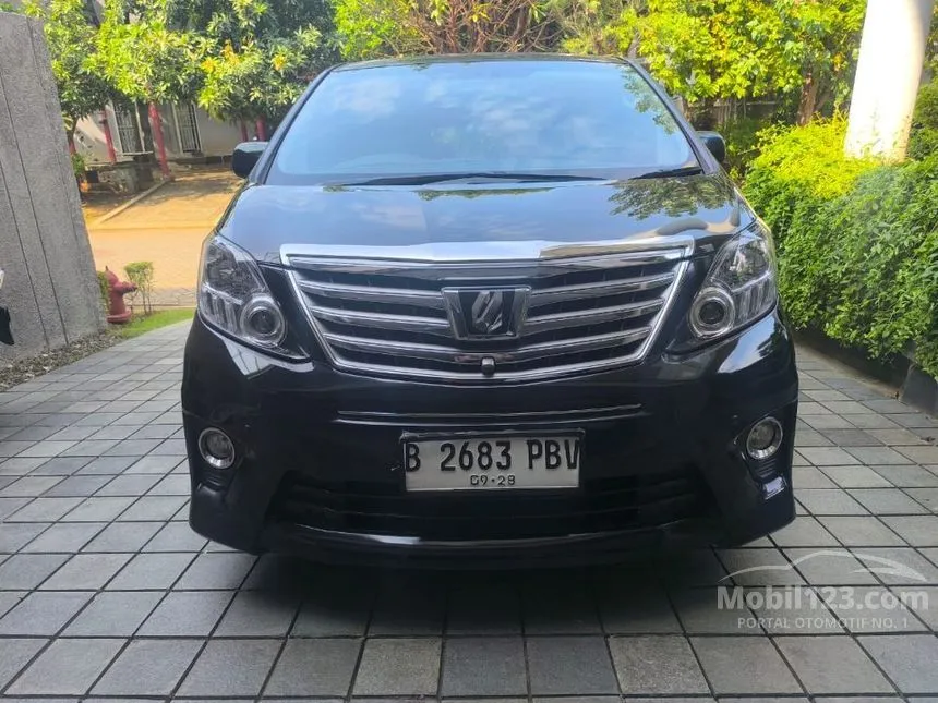 Jual Mobil Toyota Alphard 2013 SC 2.4 di DKI Jakarta Automatic MPV Hitam Rp 283.000.000