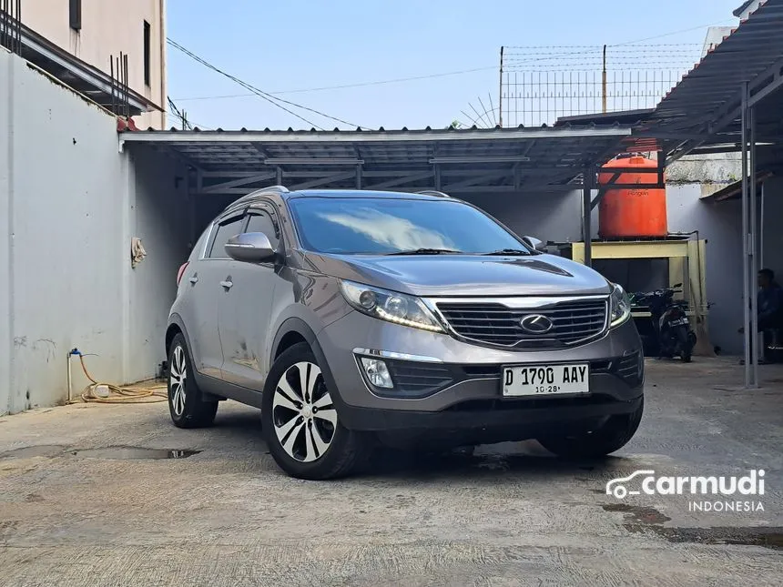 Jual Mobil KIA Sportage 2013 EX 2.0 di Jawa Barat Automatic SUV Abu