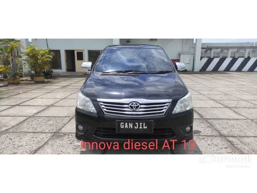 Jual Mobil Toyota Kijang Innova 2013 G 2.5 di DKI Jakarta Automatic MPV Hitam Rp 204.000.000