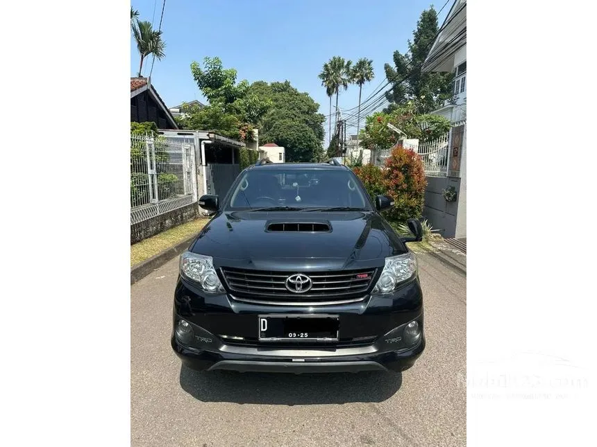 Jual Mobil Toyota Fortuner 2015 G 2.5 di Jawa Barat Automatic SUV Hitam Rp 299.999.500