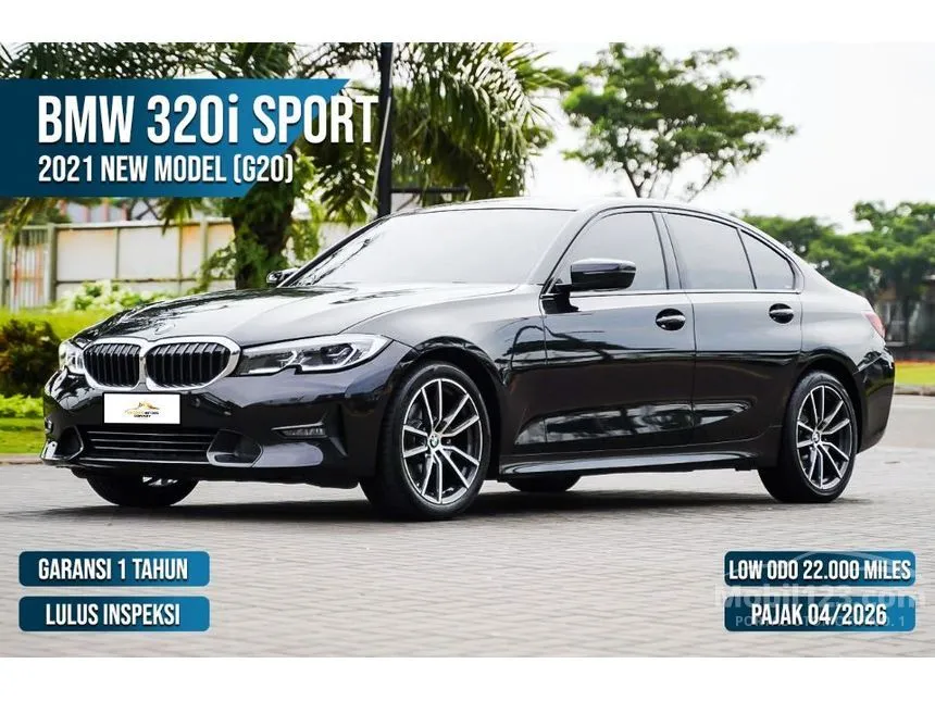 Jual Mobil BMW 320i 2020 Sport 2.0 di Banten Automatic Sedan Hitam Rp 499.000.000