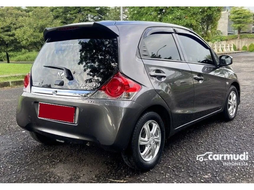 Jual Mobil Honda Brio 2017 Satya E 1.2 di Banten Automatic Hatchback Abu