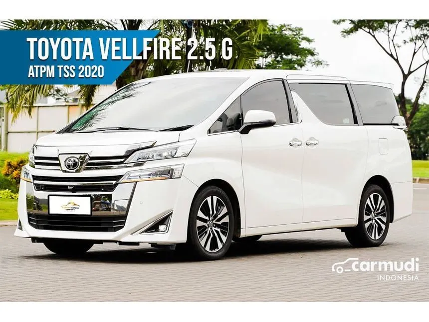Jual Mobil Toyota Vellfire 2020 G 2.5 di Banten Automatic MPV Putih Rp 785.000.000