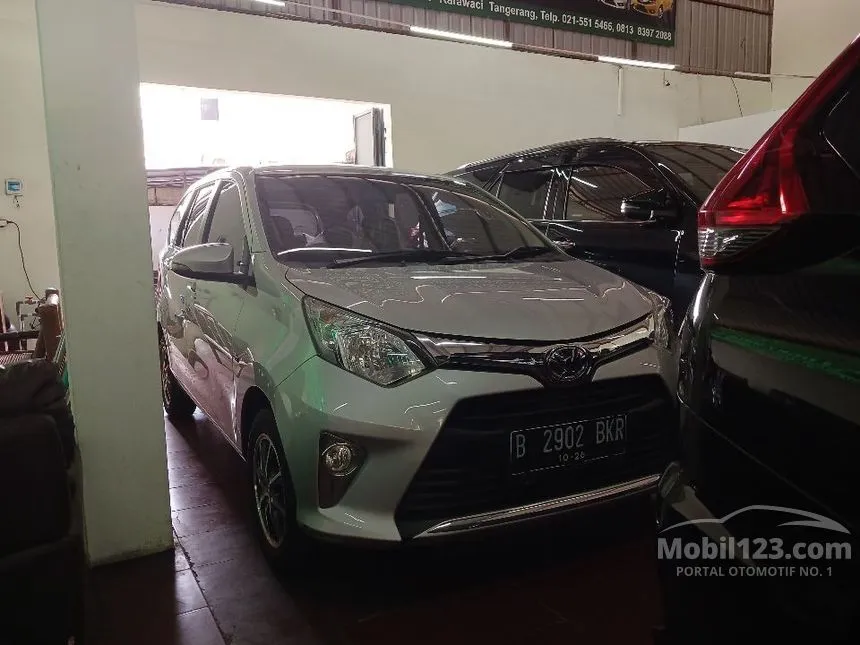Jual Mobil Toyota Calya 2016 G 1.2 di Banten Automatic MPV Silver Rp 115.000.000