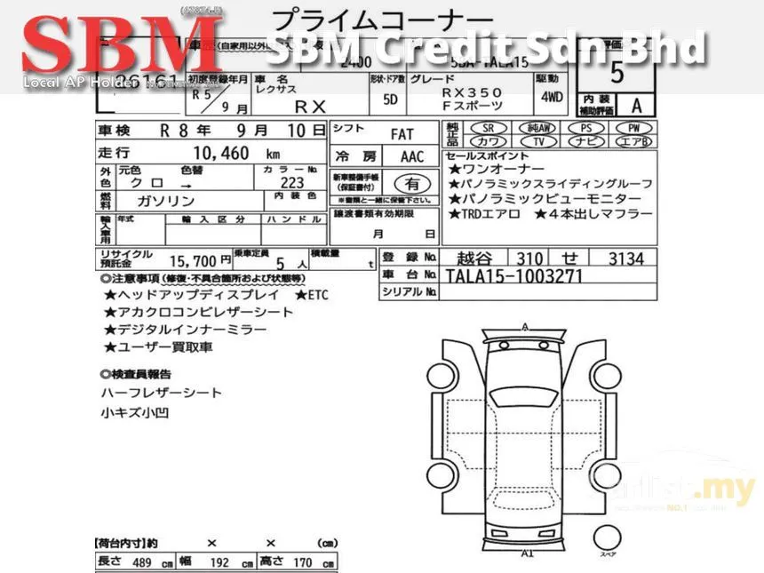 2023 Lexus RX 350 F Sport Handling SUV