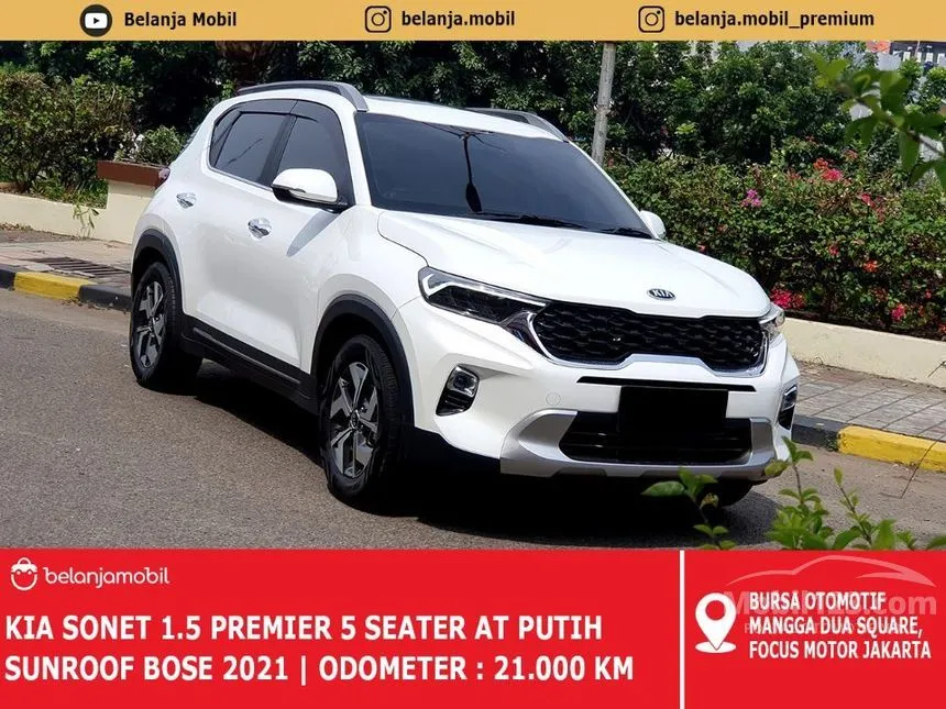 Jual Mobil KIA Sonet 2021 Premiere 1.5 di DKI Jakarta Automatic SUV Putih Rp 219.000.000