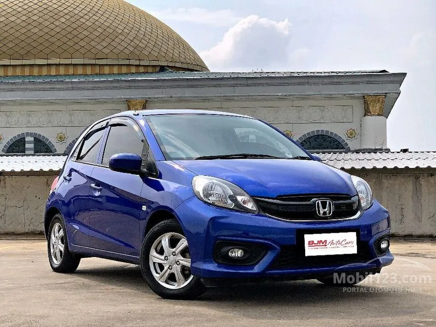 Jual Mobil Honda Brio 2017 Satya E 1.2 di DKI Jakarta Automatic Hatchback Biru Rp 118.000.000