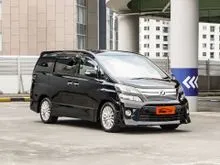 2012 Toyota Vellfire 2.4 Z MPV - lLow KM - Good Condition