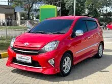 2016 Toyota Agya 1.0 TRD S Hatchback G MT Manual Merah Pajak 1Th Ban Baru Dp 10Juta *Dinar Autocar* City Car LCGS irit