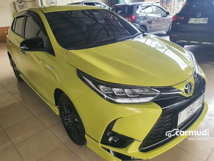 Jual Mobil Toyota Yaris 2022 S GR Sport 1.5 di Jawa Barat Automatic Hatchback Kuning Rp 238.000.000