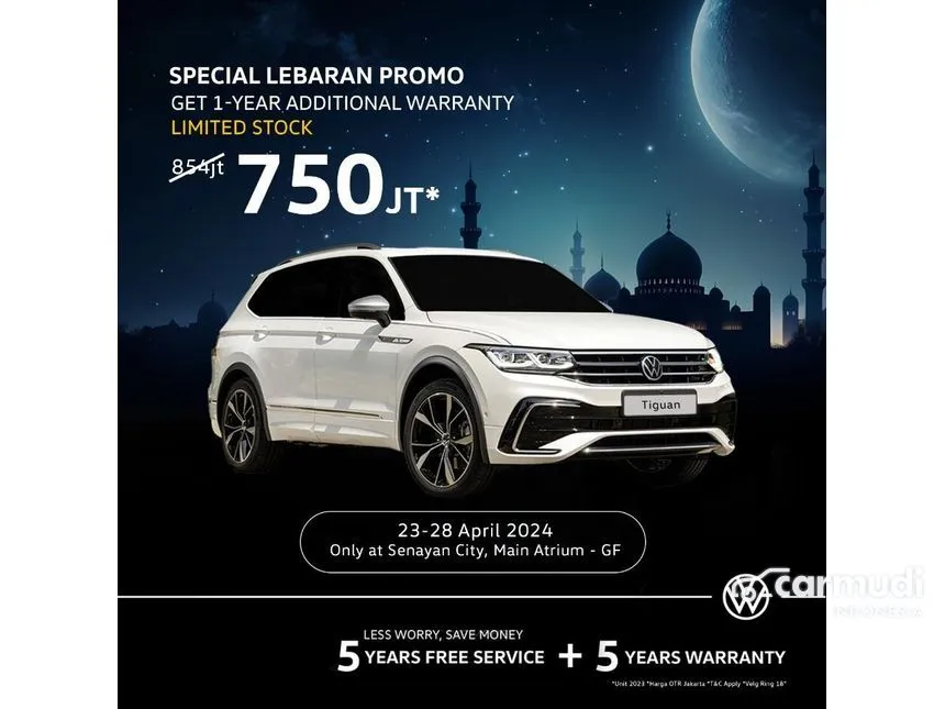 Jual Mobil Volkswagen Tiguan 2023 TSI ALLSPACE 1.4 di DKI Jakarta Automatic SUV Silver Rp 750.000.000