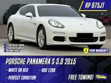 2015 Porsche Panamera 3.0 S Hatchback White on Red Putih