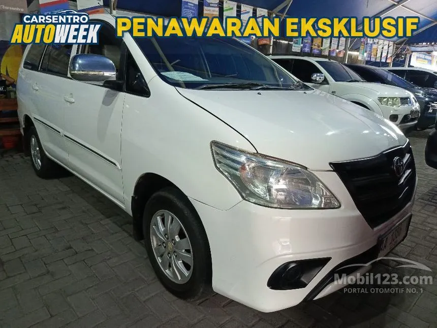 Jual Mobil Toyota Kijang Innova 2013 G 2.0 di Yogyakarta Manual MPV Putih Rp 150.000.000