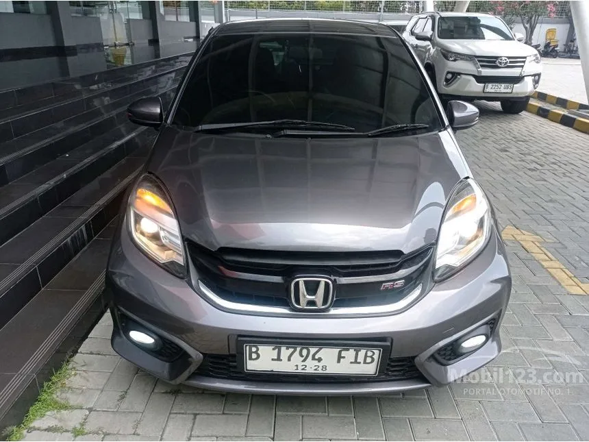 Jual Mobil Honda Brio 2018 RS 1.2 di Banten Manual Hatchback Abu