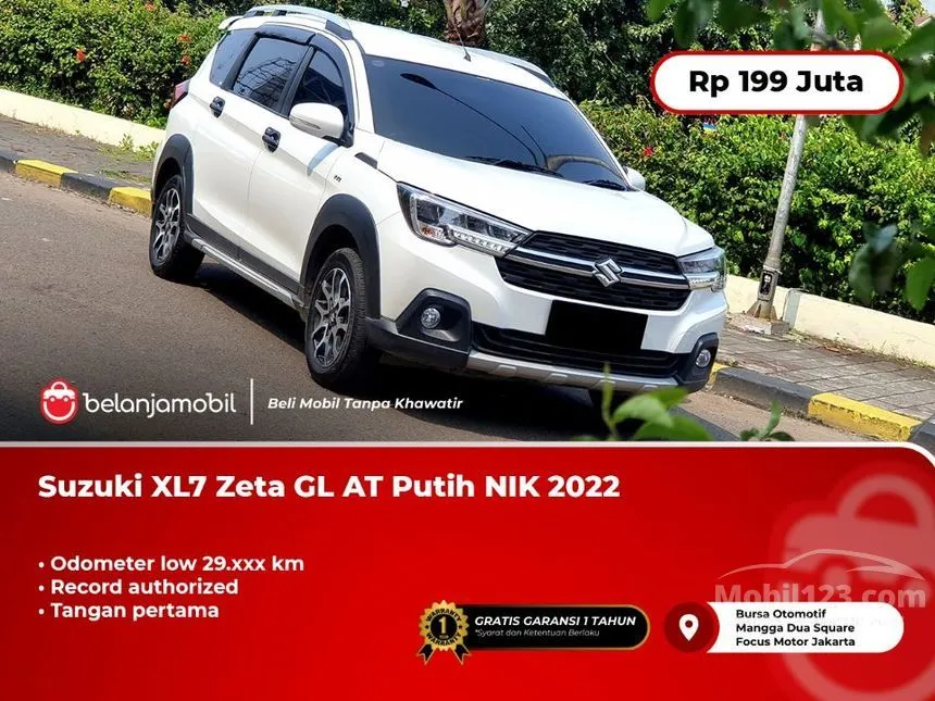 Jual Mobil Suzuki XL7 2022 Zeta 1.5 di DKI Jakarta Automatic SUV Putih Rp 199.000.000